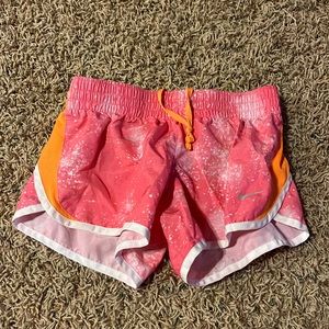 Nike youth medium pink shorts